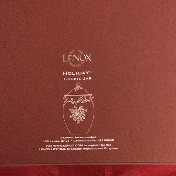 Lenox holiday cookie jar new In original box - Picture 13 of 15